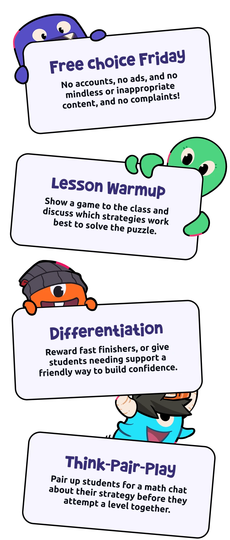 In the classroom activities